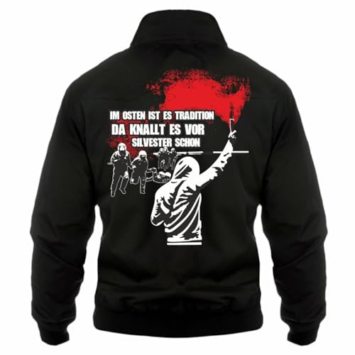 Life Is Pain Herren Harrington Jacke Im Osten ist es Tradition Ostdeutschland Motive jungs