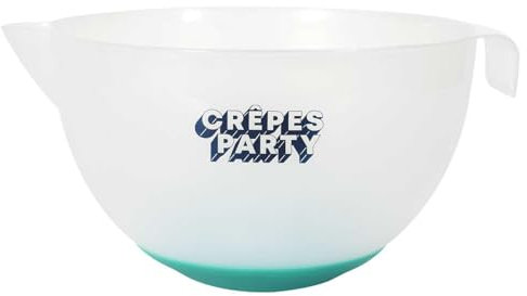 Lily cook, KP0006, Bol mélangeur antidérapant Ergonomique, Grande capacité pour pâtisserie, Design Durable et coloré, idéal pour mélanger et Verser, 4L, Vert