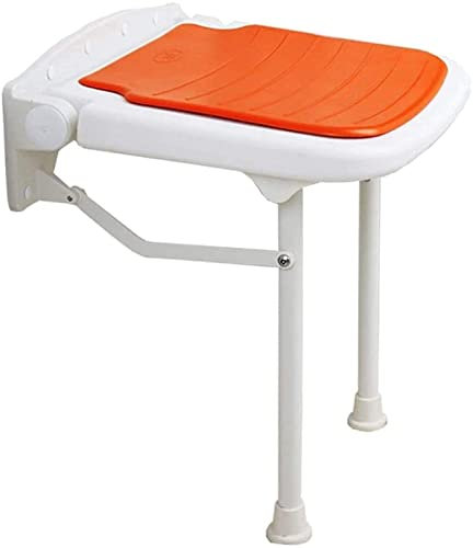 DMMFTERL Gepolsterte Sitz-Transferbank, Duschhocker, Duschhocker, Badehocker, Badezimmersitz, Klappbarer, Wandmontierter Mobiler Hilfshocker, Duschsitz, Badezimmer, Tragkraft 200 Kg, Badest