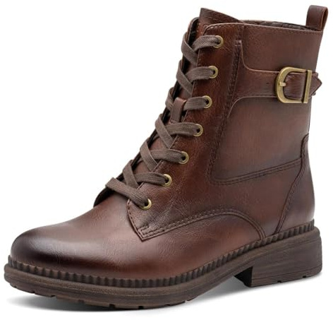 Jana bottines femme avec boucle vegan, Cognac, 41 EU