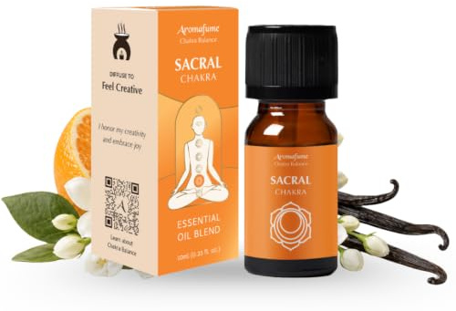 Orange & Jasmine Essential Oil Diffuser, by Aromafume | 3 x 10ml/0.33oz, Aromatherapy Oils for Balance, Incense for Meditation, Yoga & Reiki