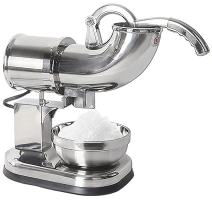 Tritaghiaccio, Macchina Per Ghiaccio Tritato, Macchina Per Ghiaccio Tritato Elettrica Da 200 W, Portatile 1400 Giri/Min, Tritaghiaccio Domestico In Acciaio Inossidabile, Per Uso Domestico