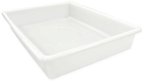 Bandeja Alimentaria Resistente 15L Sin BPA Cocina Restaurantes y Catering | 54x40x9,2cm. Sin BPA. Ideal para comedores, colegios, mercados, panaderías, pizzerías y conservación de alimentos.