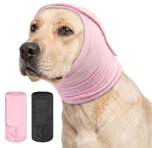 AOFITEE Ohrenschutz für Kleine Hunde, Hund Ohrenschützer Lärmschutz Gehörschutz Hunde Silvester, Haustier Snood Ohrenschutz Lärmschutz Hund Ohrenschützer zur Geräuschreduzierung