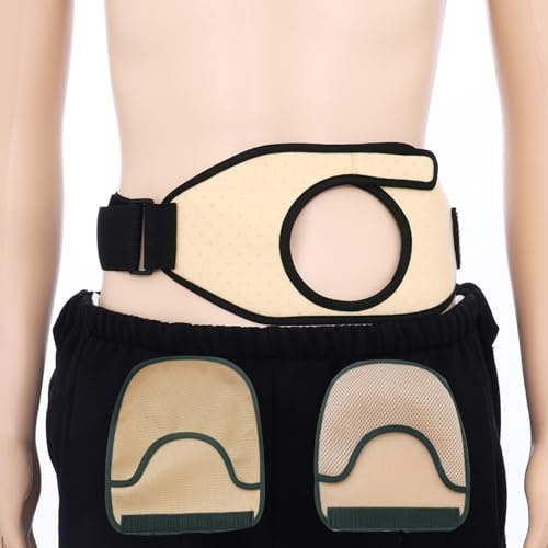Ceinture pour Stomie pour Femmes et Hommes Ceinture de Maintien pour Stomie Réglable avec Sac de Soutien Aide a Protéger le Sac de Stomie