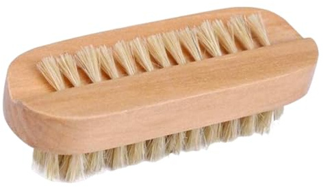 Cepillo de Uñas de los Dedos Madera reutilizable con cerdas para manicura | Cepillo limpiador uñas 2 lados Hombres Adultos Adolescentes Ancianos Hogar Baño Dormitorio Salón Centro