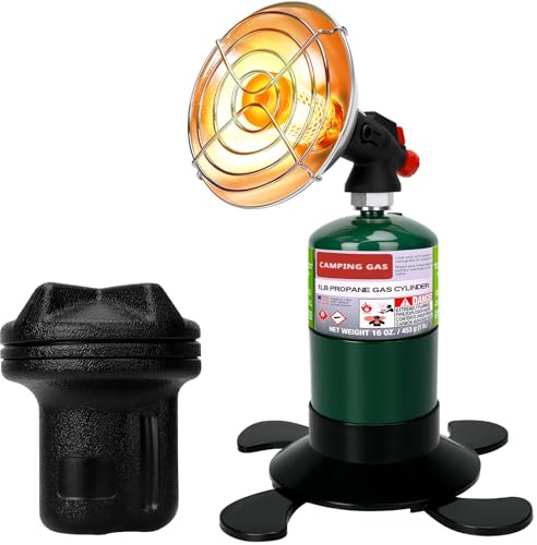 Propane Heater for Camping and Patio with Gas Tank Mount