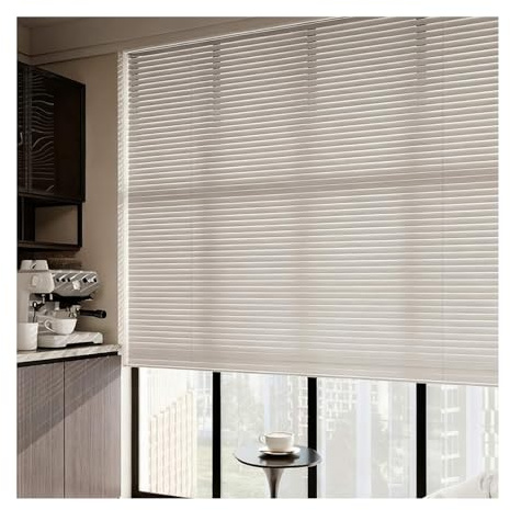 Plissee Ohne Bohren Wohnzimmer Küche Verdunklung Blickdicht Jalousien Plisseerollo Sichtschutz Sonnenschutz Horizontal Seitenzugrollo für Fenster Tür(1.1X1.4M)