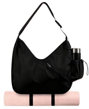 Generisch Damen Yogatasche 45x40x16cm - Großes Fassungsvermögen Mit Schuhfach | Dry Wet Separation Schultertasche Für Fitness Gym Outdoor Reisen Weekend Camping Picknick Büro Krankenhaus