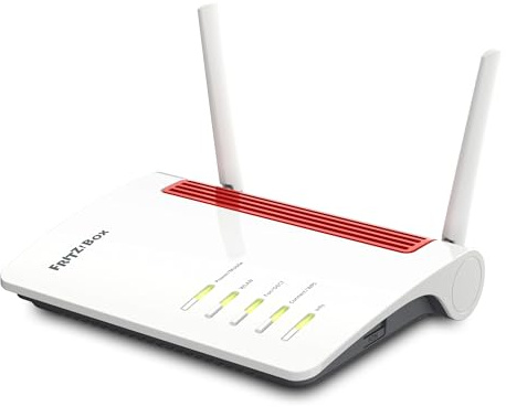 FRITZ!Box 6850 5G | Router 5G | Wi-Fi 5 fino a 1,2 Gbit/s | Wi-Fi dual-band (2,4+5 GHz), Internet tramite SIM, centralina telefonica e hub per Smart Home, Wi-Fi Mesh, Made in Europe