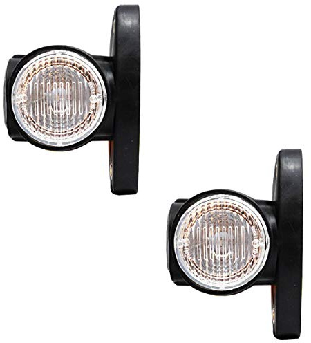 2x LED 12V / 24V PKW LKW Begrenzungsleuchten Positionsleuchten Anhänger 2 Farbig E-prüfzeichen