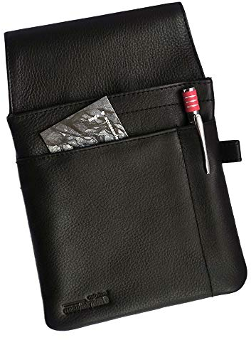 Kellnertasche Leder für Kellnerbörse Kellnerholster Kellnerhalfter schwarz - Top!!!