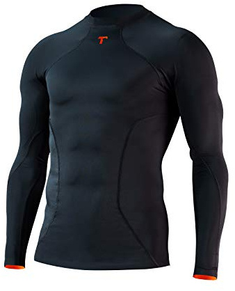 T1TAN Anti Abrasion Shirt 2.0 - Unterhemd für Muskelstimulation und minimiertem Abrieb für Torwart, Fußball, Basketball, Handball | XXS-XL