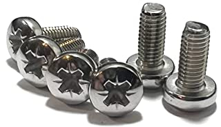 M4 (4mm x 12mm) Pozi Pan Head Machine Screws - A2 Grade Stainless Steel (Pack of 20)