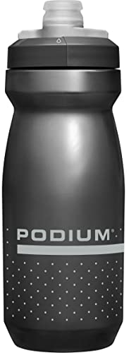 CAMELBAK Podium Sport und Fahrrad-Trinkflasche | 620 ml | BPA-frei, leicht zu drücken, tropffrei, passt in alle Standard-Flaschenhalter | Für Fahrrad, Laufen, Wandern | Black