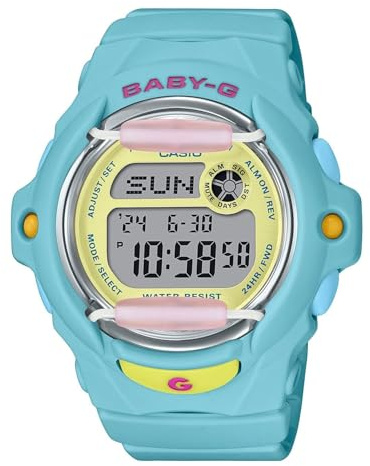 Casio G-Shock Baby-G Playful Beach (45,9 mm) Digitalanzeige/blaues Harzarmband BG-169PB-2ER