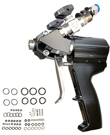 Pistola a spruzzo in schiuma poliuretanica P2 Pistola a spruzzo in schiuma poliuretanica Manico in alluminio pressofuso con accessori Facile da usare