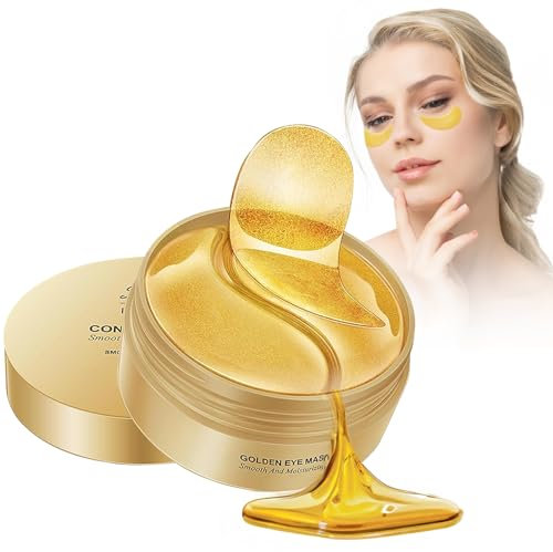 60 Pezzi Collagene Patch Occhi, Patch Occhiaie e Borse Maschera Occhi Riutilizzabili, Occhiaie Donna, Rimuovi Borse e Puffiness, Anti-Rughe e Anti-Occhiaie, Effetto ldratante e Antieta