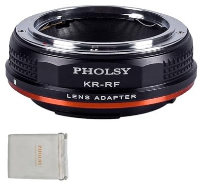 PHOLSY Manueller Objektivadapter: Kompatibel mit Konica AR Objektiv und Canon RF (EOS R-Type) Kameragehäuse