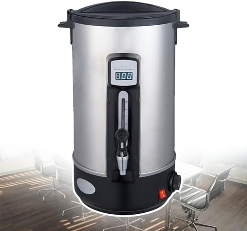 pealiritansemen Double Wall Insulation Boiler, Party Hot Water Maker, Stainless Steel Liner, Double-Layer Insulation, Lid With Exhaust Hole, Used To Make Tea, Hot Milk, And Drink Coffee