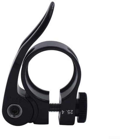 Quick Release 25 4mm Seatpost Clamp Strong Aluminum Alloy with Reliable Locking Feature