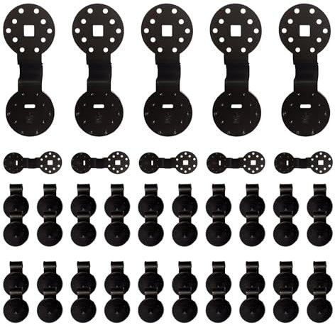 Clip Multifunzione per Reti Ombreggianti, Ombrelloni e Teli – 50 Pezzi in Plastica Rinforzata – Ideali per Giardino, Serra, Balcone e Recinzioni – Fissaggio Rapido e Sicuro