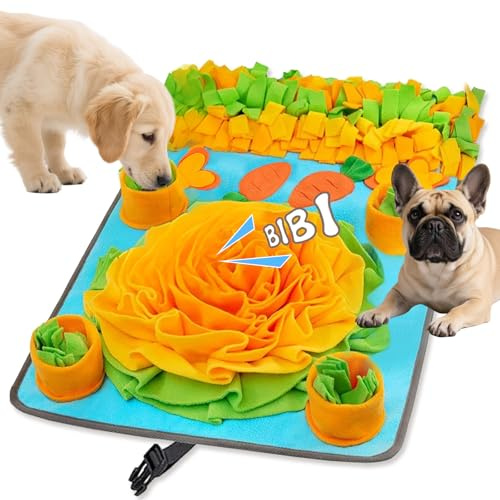 TAIMUTTAL Snuffle Mat for Dogs, 80CM X 48CM Interactive Dog Toys for Boredom & Slow Eating, Durable Dog Puzzle Toys, Dog Enrichment Toy for Small Medium & Large Dogs