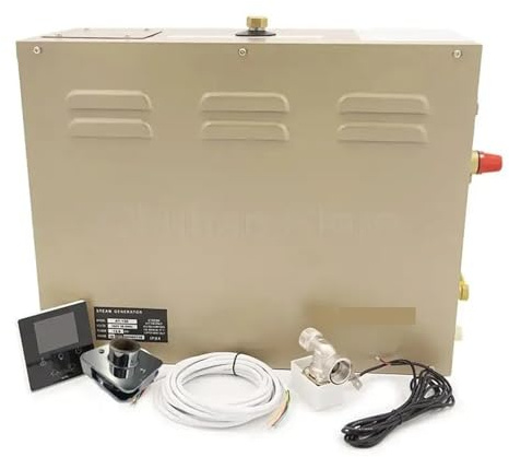 Generador De Vapor For Sauna, 12/15/18KW, Ducha De Vapor Doméstica, Controlador Digital, Sala De Sauna, SPA, Máquina De Baño De Vapor(15KW)