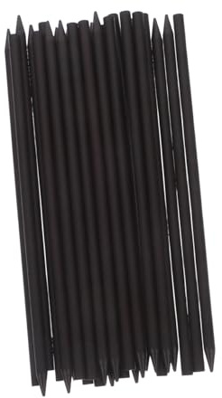 CLISPEED 25 pièces Lot de Baguettes à Cheveux Bois Style Simple Épingles Chignon pour Femmes Accessoires Coiffure Élégants et Durables