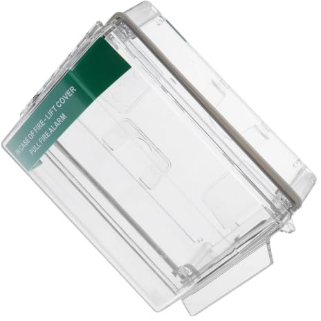 UPKOCH Transparente Druckknopfschalterabdeckung aus Kunststoff Schutzabdeckung für Not aus Schalter Abdeckung für Startknopf Präzise Passend Installieren für Alarmanlagen