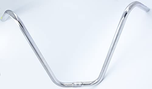 TIYO Polo bygel/Touring bygel humpert hög förkromad 380 mm höjd, Bonanza-styre