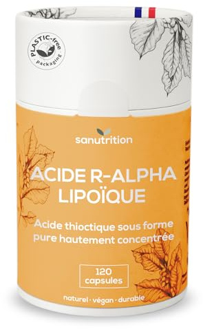 Alpha-Liponsäure 400 mg pro Kapsel | 120 Kapseln | Hochdosiert und Vegan | 100% Papierverpackung