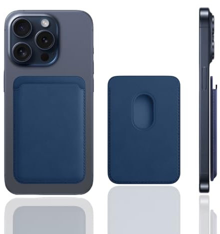 Cartera Magsafe | MagSafe Wallet Compatible con iPhone 12/13/14/15/16/17 Series | Tarjetero MagSafe Magnetico Capacidad para 3 Tarjetas | Wallet Magsafe Apple