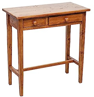 Biscottini Konsole im Shabby-Chic-Stil, 73 x 36,5 x 75 cm, hergestellt in Italien, Eingang aus massivem Lindenholz