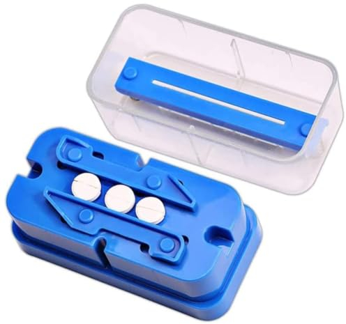 Pillenbox-Pillenschneider for große und kleine Pillen und Vitamintabletten, präziser, gleichmäßiger Schnitt for Teilen und Vierteln runder oder länglicher Pillen/240