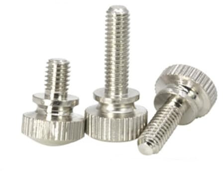 5 STÜCKE M3 M4 M5 M6 Hand Ziehen Messing Mit Nickel Rändelschrauben Kupfer Twist Rändelschrauben Computer Chass Bolt Rändelschraube (Color : 20mm, Size : M5 5pcs)