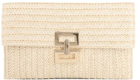 LHHMZ Straw Clutch Purse Bag for Women Summer Clutch Beach Bag Envelope Woven Bag Beach Clutch Bag