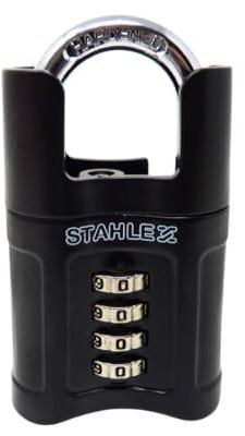Zahlenschloss 50 mm Heavy Duty - Robustes und sicheres Zahlenschloss. Ideal für Taschen, Schränke, Tore und mehr. | Zuverlässige Sicherheit | Einfache Installation