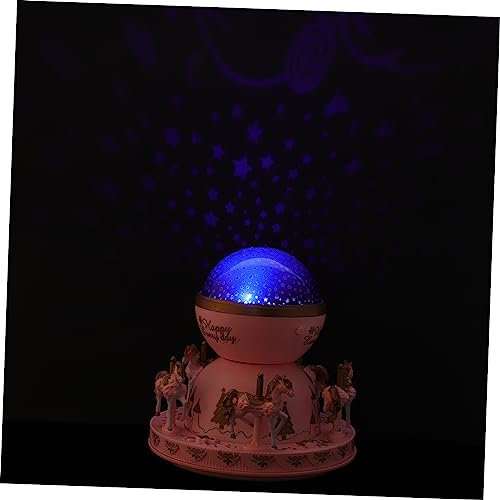 Uonlytech Proiettore Per Proiettore Design Carousel Per Compleanni e Decorazioni Camera