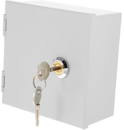 MUSISALY Scatola Di Derivazione in Acciaio Inossidabile Da Parete Esterna Con Serratura Scatola Elettrica Di Sicurezza Antifurto