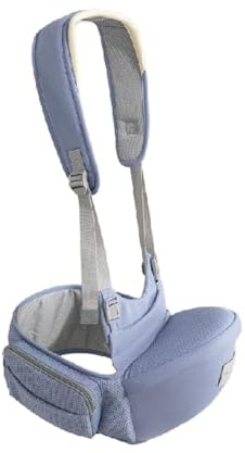 luxxiv HipCarry | Ergonomischer Komfort, der es einfach macht, das Kind zu tragen Ergonomischer Baby Hüftsitz aus reiner Baumwolle, leicht & atmungsaktiv