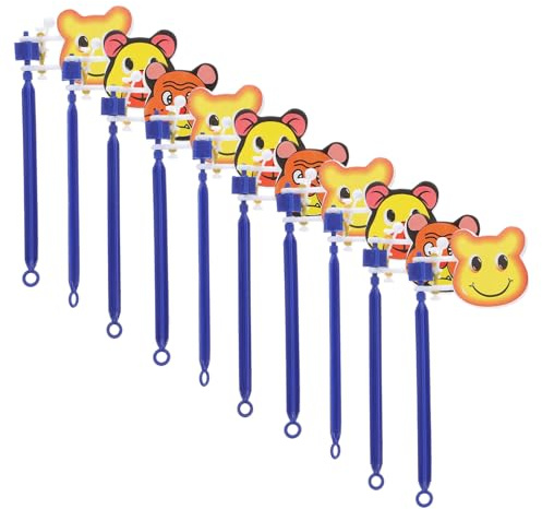 WOONEKY 10piezas Juguetes Aplaudidores Infantiles con Diseño De Dibujos Animados Accesorios para Fiesta Juguetes Creativos para Animar Niño Niña y Celebraciones