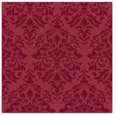 Servietten aus Papier 33x33cm 30 Stück - FARBAUSWAHL in 25x25/33x33/40x40cm - Einweg Tischservietten 2-lagig - mit Barock Muster Papierservietten für Hochzeit, Geburtstag & Weihnachten - Bordeaux