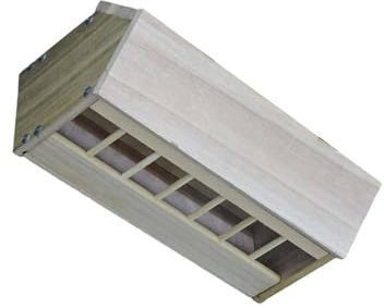vreplrse Comedero de para Madera para pájaros de tamaño óptimo Que Contiene eficazmente el alimento para Diversos Tipos Aves. Ideal para Alimentar Palomas. Suministros para el hogar.