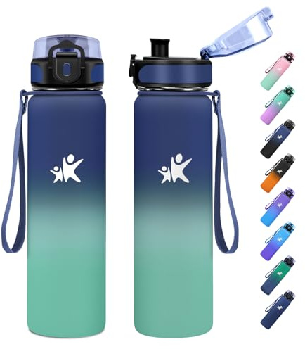 JAPORIA Botella Agua Acero Inoxidable, 500ml, Botella Termica sin BPA, Acero Inoxidable y Reutilizable, Termo Agua para Escuela, Oficina, Gimnasio