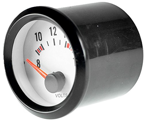 Mintice 12V Auto 2 52mm Universale LED Blu Leggero Manometro Tensione Volt Indicatore Puntatore Calibro Voltage Motore Misuratore Meter