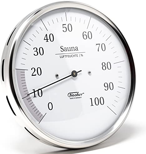 Fischer Bastu hygrometer, rostfritt stål, flerfärgad, en storlek