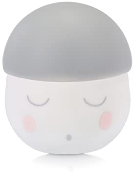Babymoov Gray Squeezy Night Light, Soft Silicone Night Lamp, Sleep Aid for Babies and Kids, 200 Hour Battery Life , Pack of 1