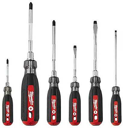 Milwaukee 6Pc Cushion Grip Screwdriver Kit