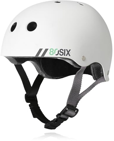 80SIX Triple Certified Multisport Helmet - Ideal for Bike, Scooter, Skateboard, Roller Skate and Inline Skate